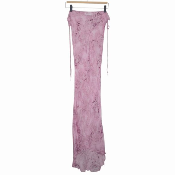 Rat & Boa Cobra Pink Blouse Top Maxi Skirt Snake Print Set Size M - Picture 8 of 13